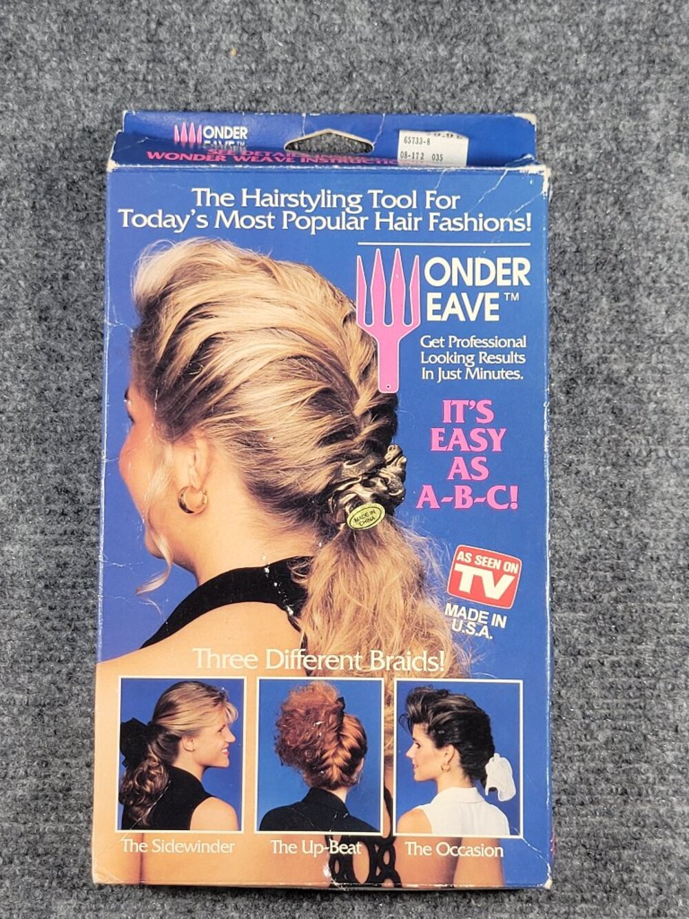 Vintage 1990's Wonder Weave Retro Hair Styling Tool "As Seen on TV"